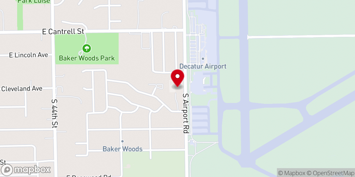 Map showing location of Spirit of Life Church