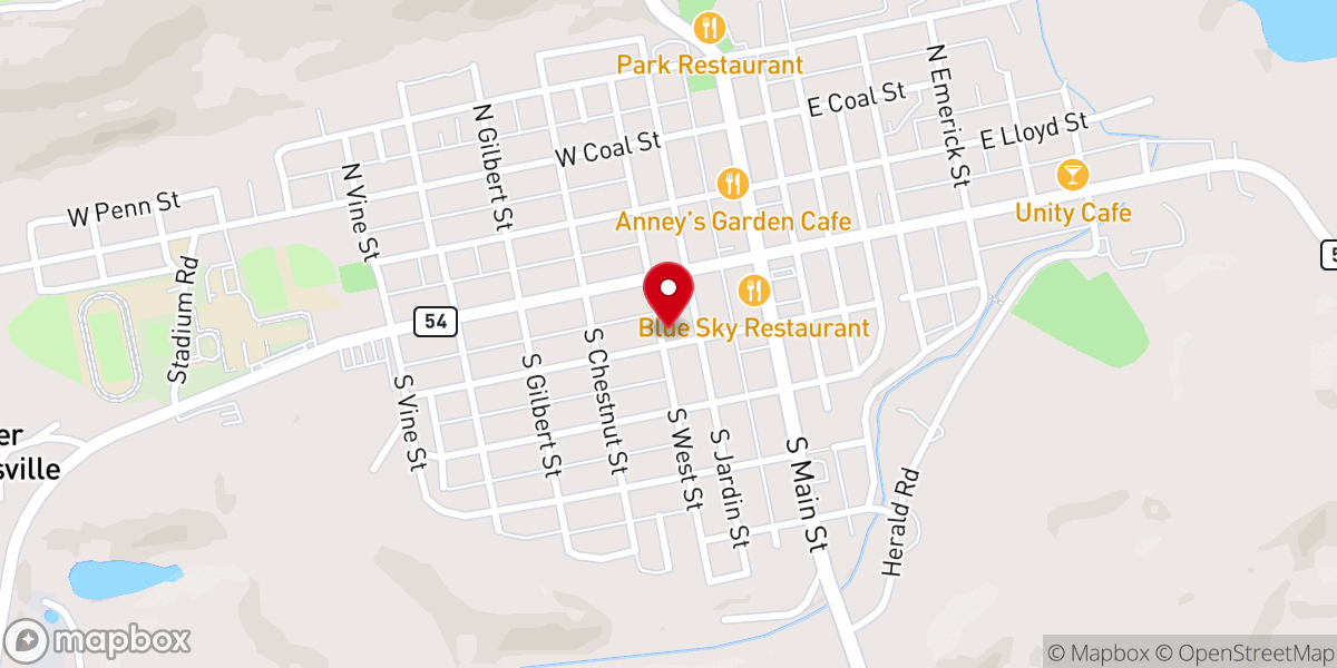 Map showing location of Glory of Faith International Church