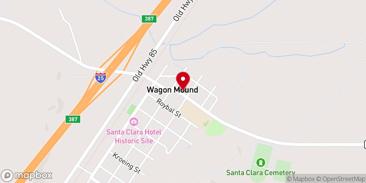 Map showing location of First Baptist Church