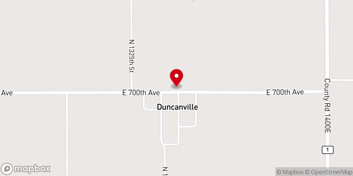 Map showing location of Duncanville Missionary Baptist Church