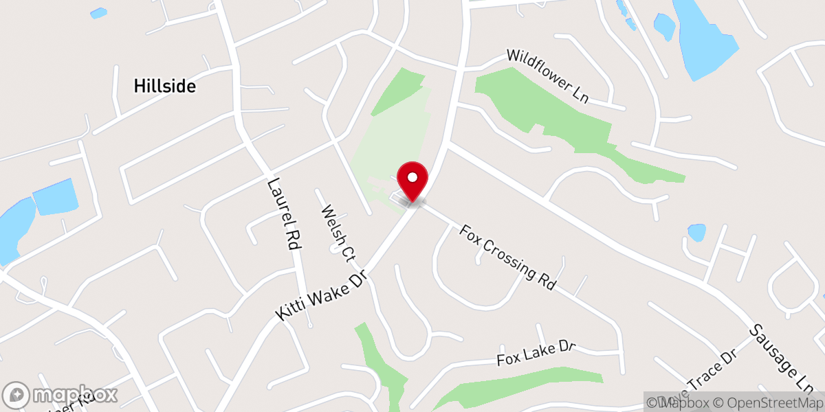 Map showing location of Kittiwake Baptist Church