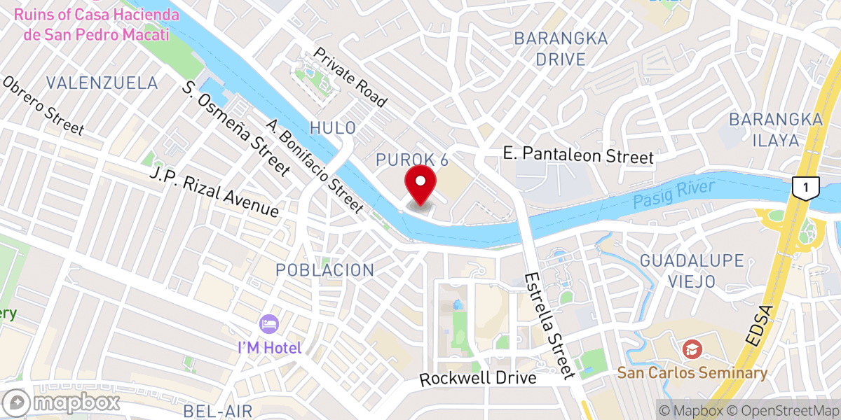 Map showing location of Parish of Our Lady of the Abandoned (Archdiocese of Manila)