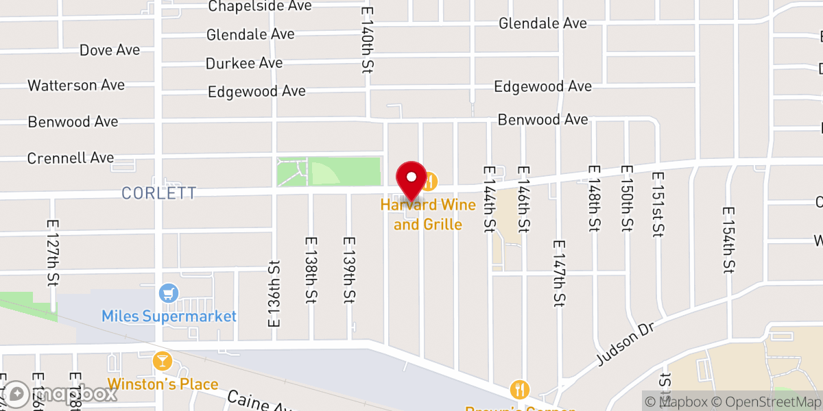 Map showing location of Zion Pentecostal Church of Christ
