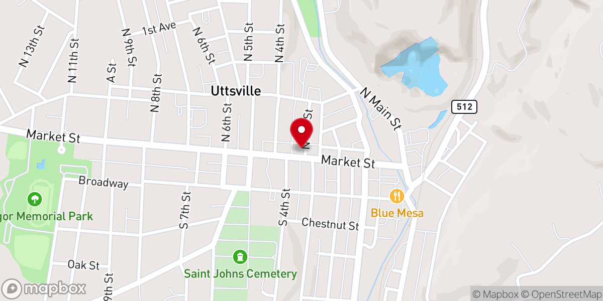 Map showing location of Hopesprings Community of Faith