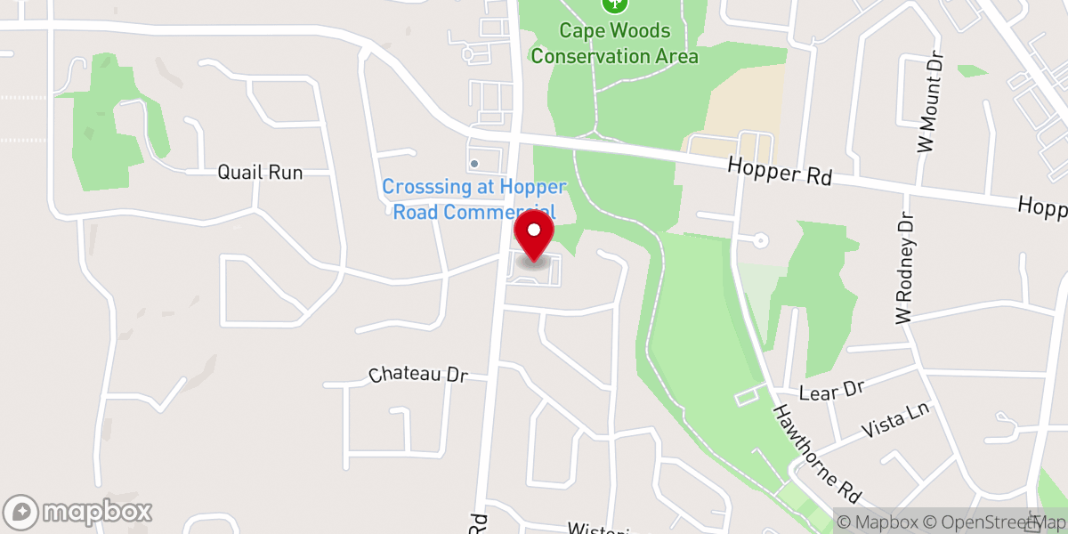 Map showing location of Glorious Praise Worship Center