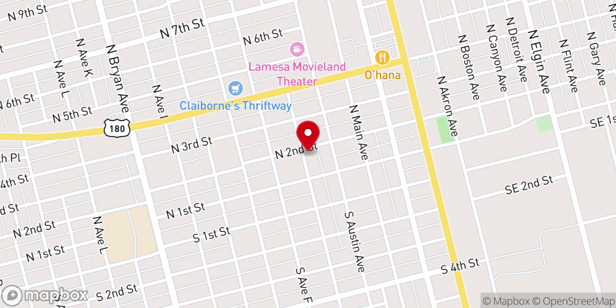 Map showing location of Cornerstone Fellowship