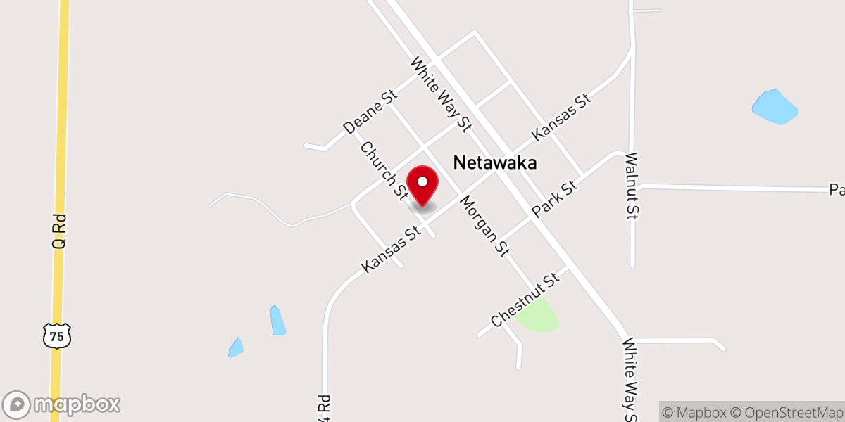 Map showing location of Immanuel Lutheran Church