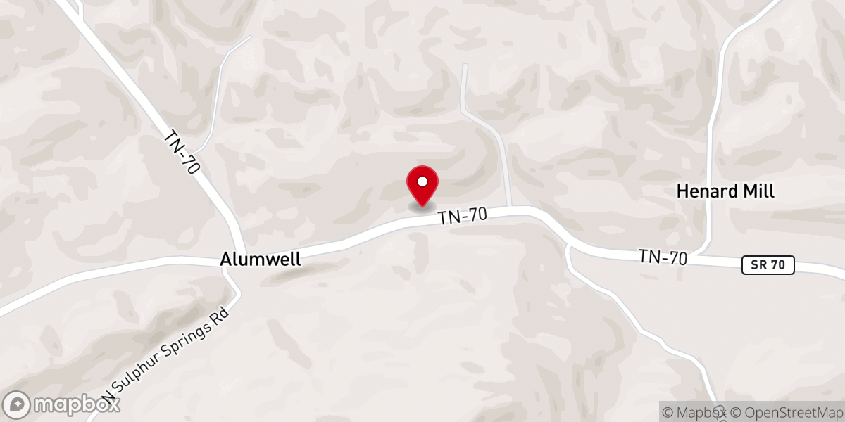 Map showing location of Spires Chapel Baptist Church