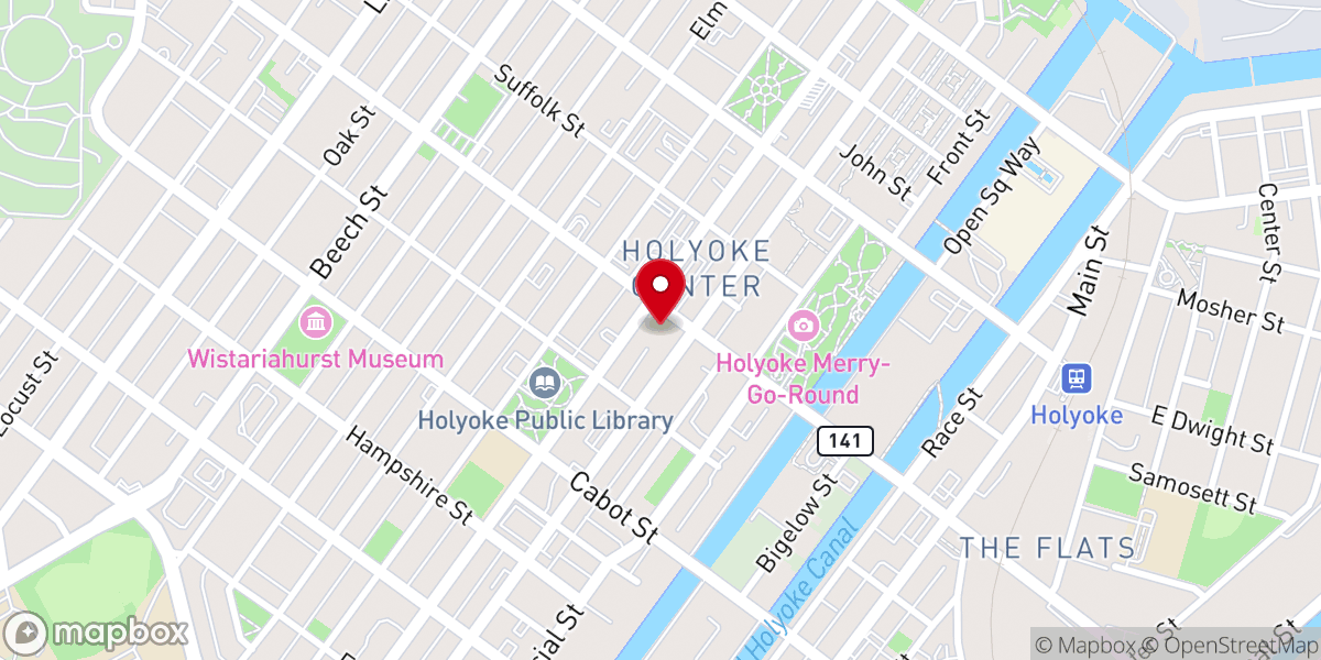 Map showing location of United Congregational Church