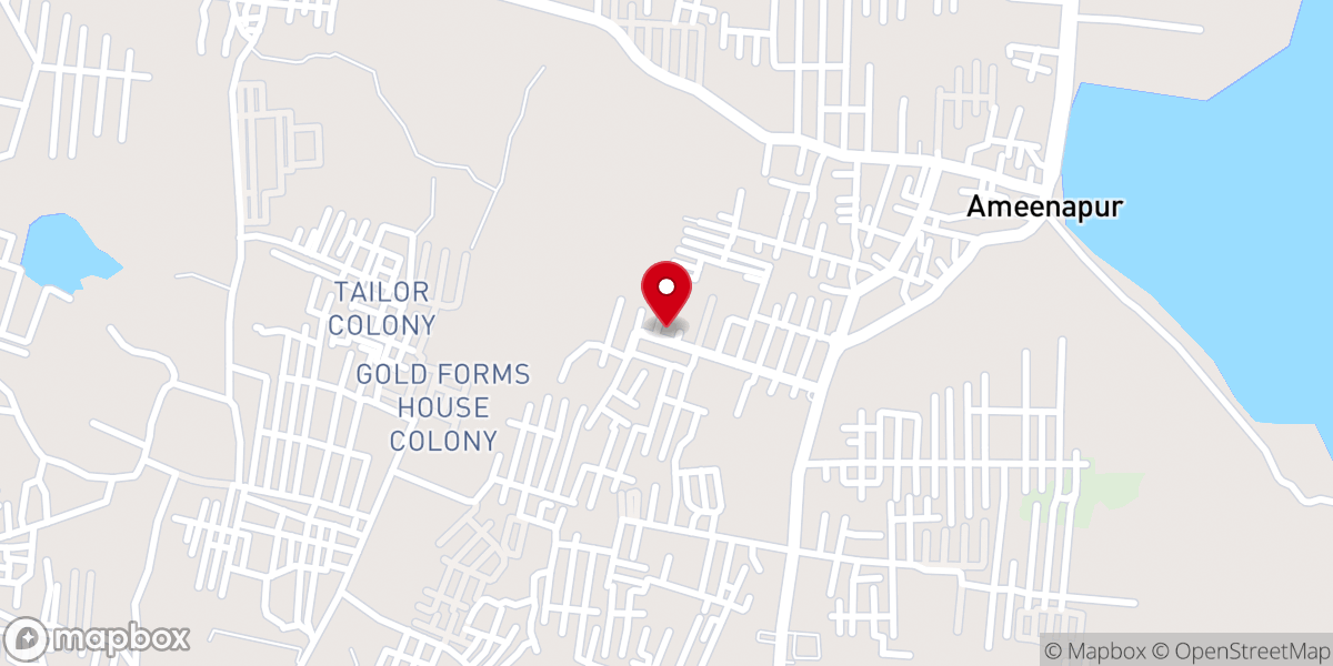 Map showing location of St. Jude's Syro Malabar Church