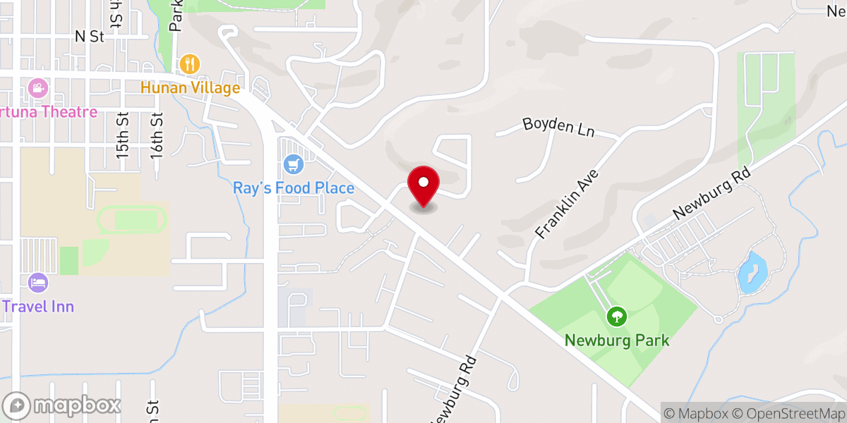 Map showing location of Fortuna Adventist Community Services