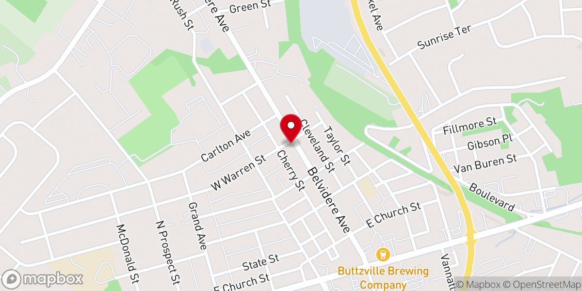 Map showing location of The Redeemed Christian Church of God