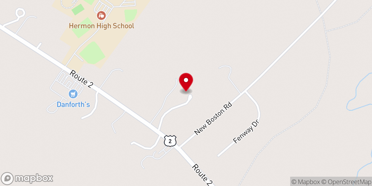 Map showing location of Bangor Seventh-day Adventist Church