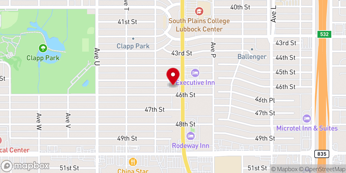 Map showing location of Agape Temple Church of God in Christ