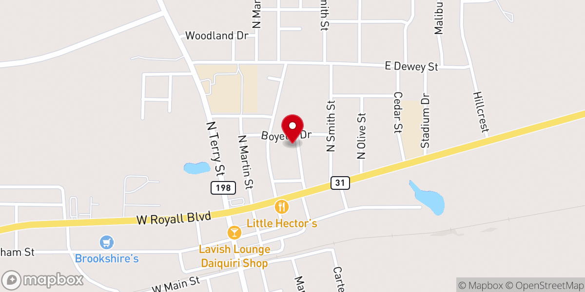 Map showing location of Sabbath Keepers Fellowship and Prison Ministry