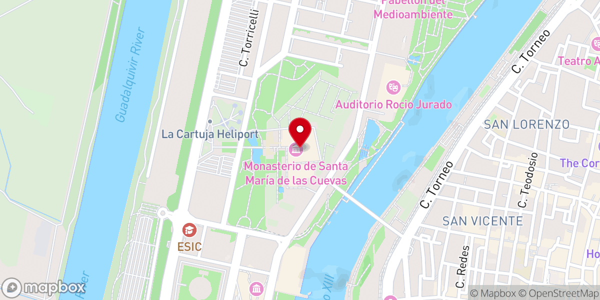 Map showing location of Claustrillo