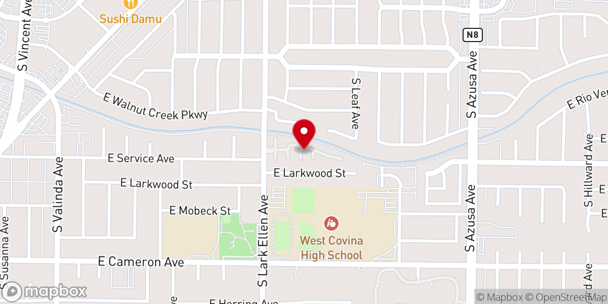 Map showing location of Saint Marthas Episcopal Church