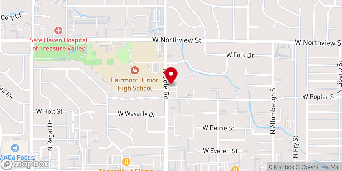 Map showing location of Zion Church