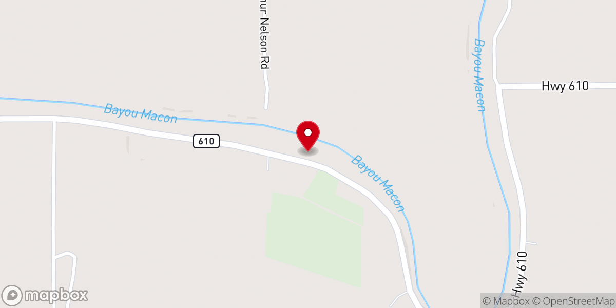Map showing location of Turkey Bluff Church