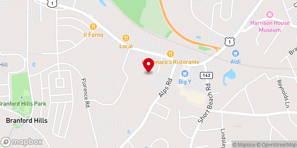 Map showing location of Christ Church Anglican