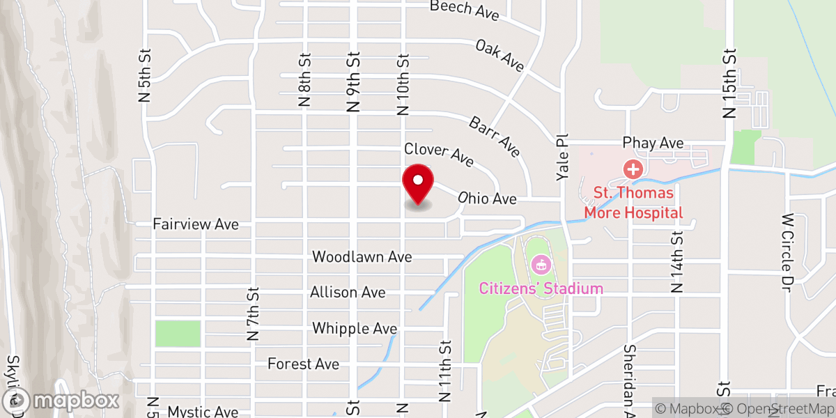 Map showing location of Connect Church