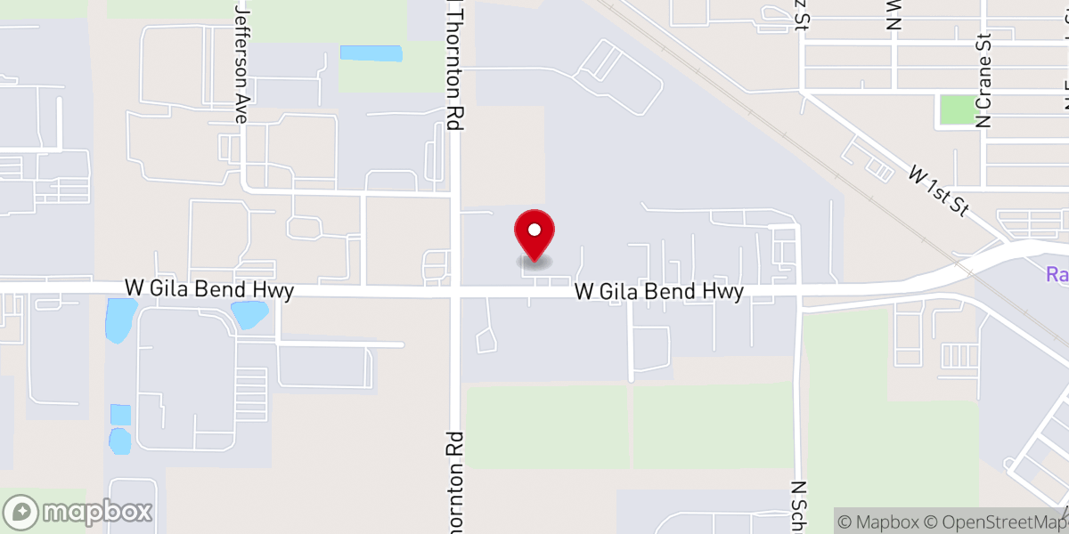 Map showing location of Calvary Chapel of Casa Grande