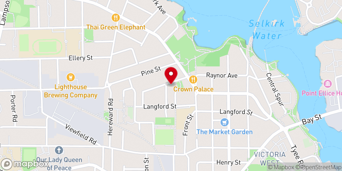 Map showing location of High Point Community Church