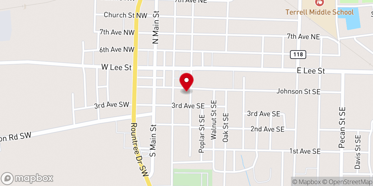 Map showing location of Faith & Deliverance Prophetic Ministries