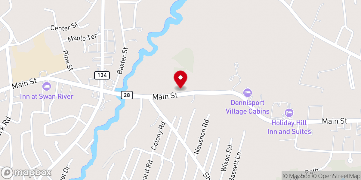 Map showing location of Northside Thrift Shop