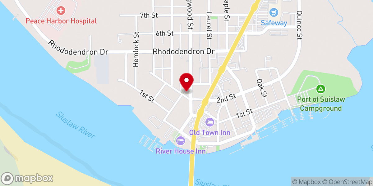 Map showing location of Florence United Methodist Church