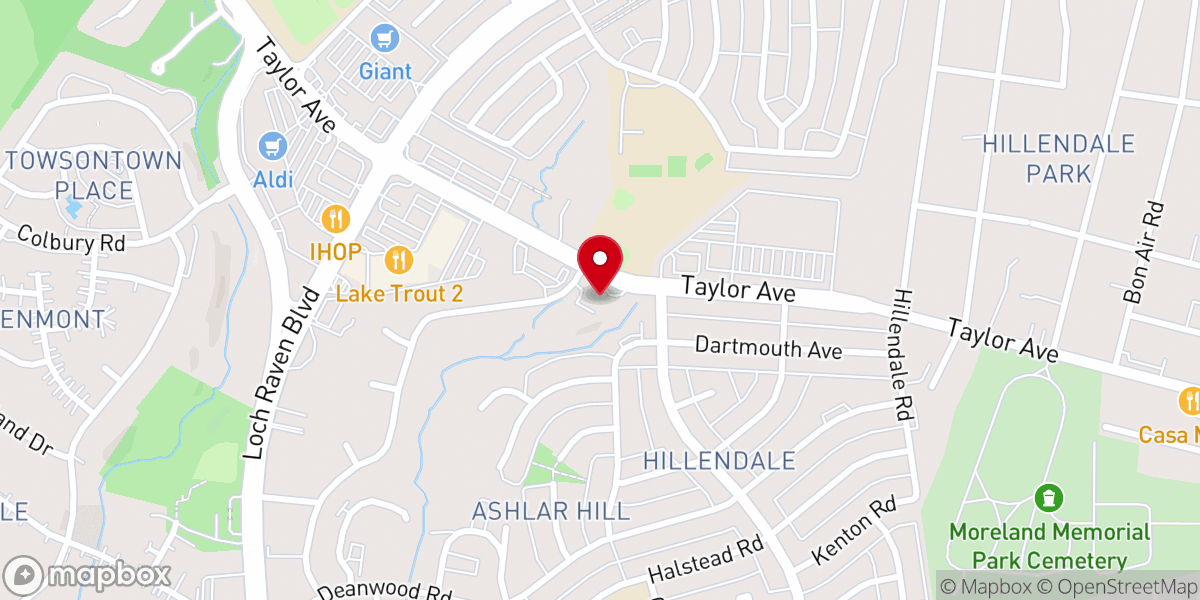 Map showing location of St Andrews Lutheran Church