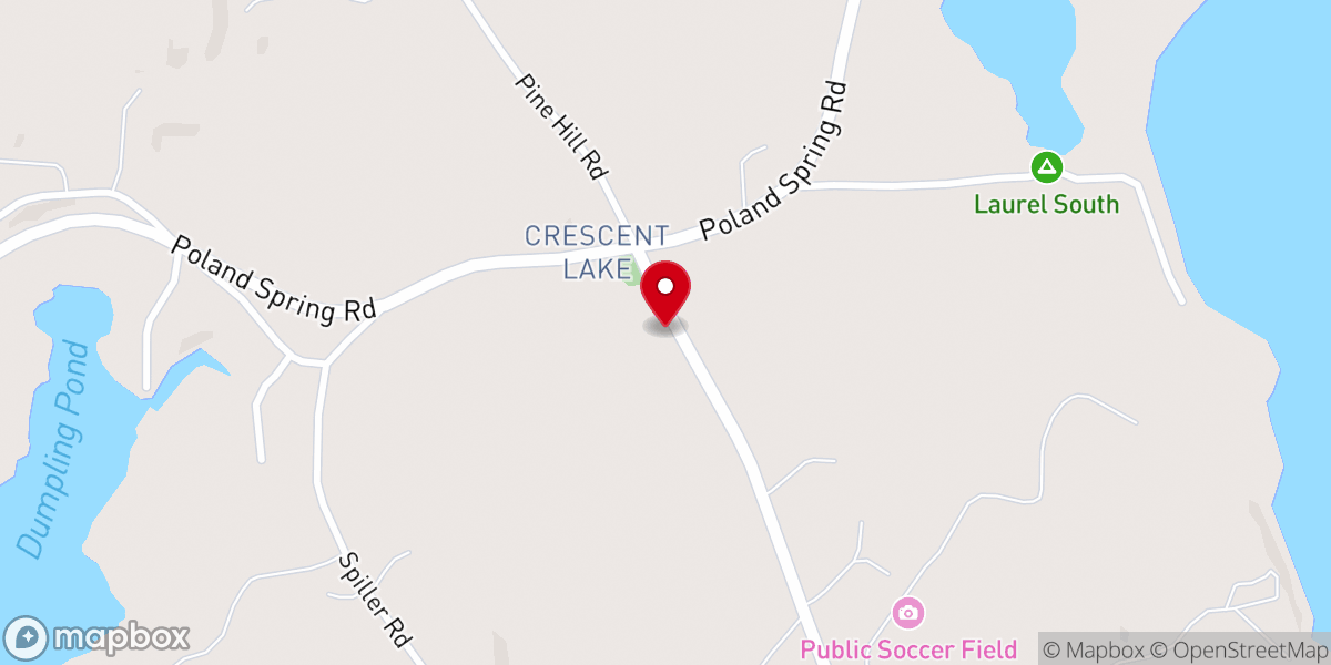 Map showing location of Webbs Mills Free Baptist Church