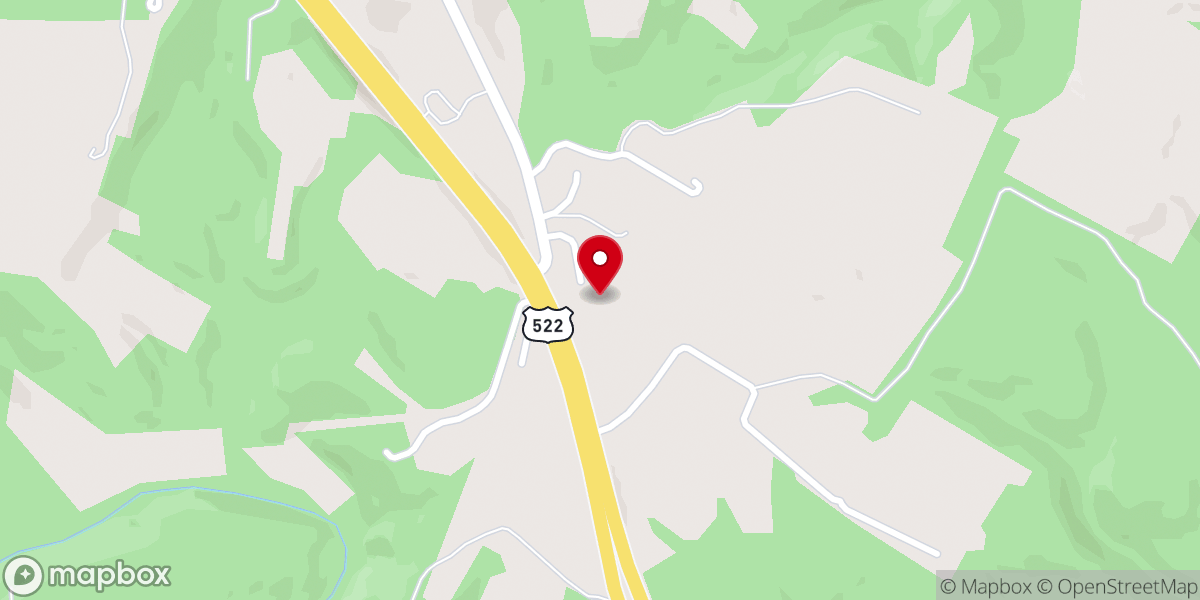 Map showing location of Redland Church