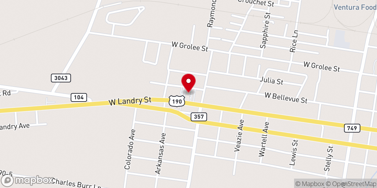 Map showing location of Our Lady of Mercy Catholic Church