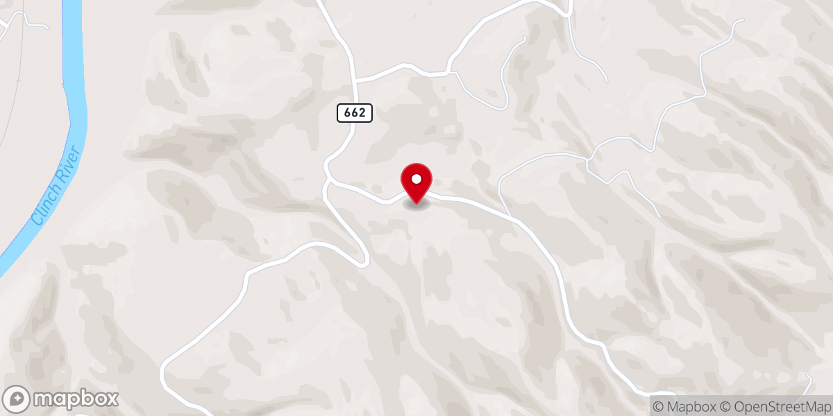 Map showing location of Starnes Bluff Church