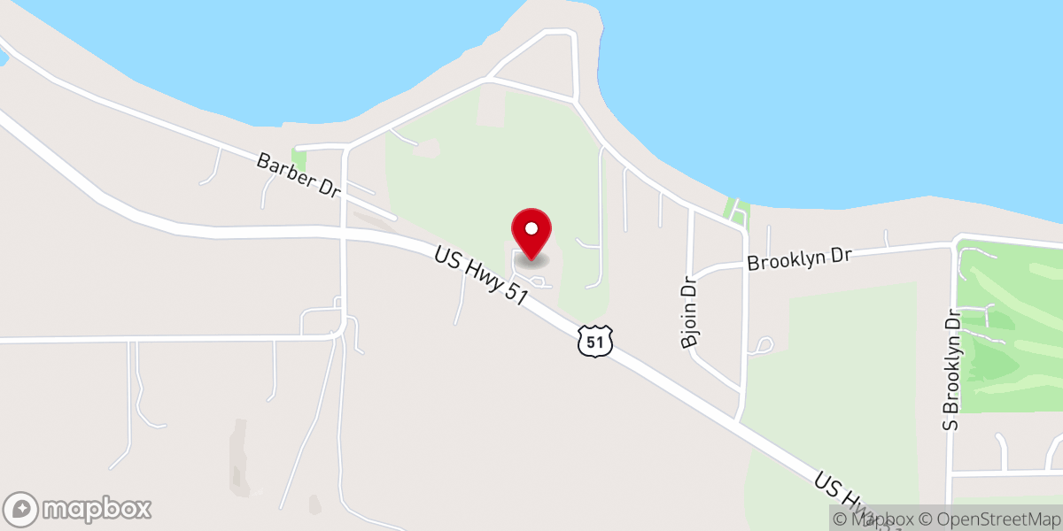 Map showing location of Good Shepherd By The Lake