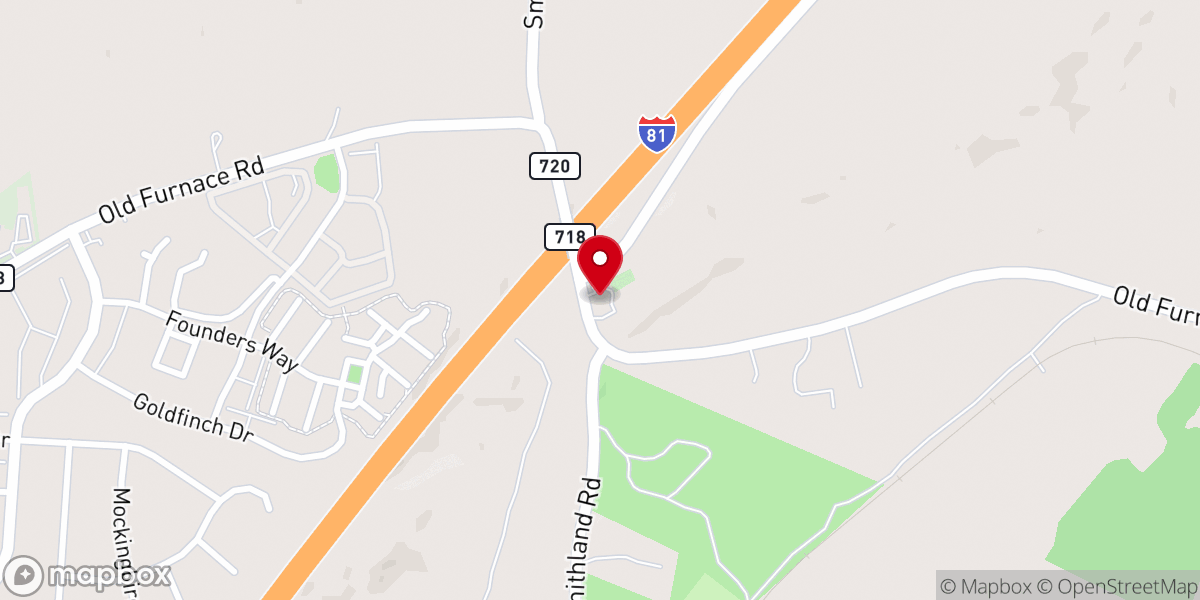 Map showing location of Grace & Truth Reformed Presbyterian Church