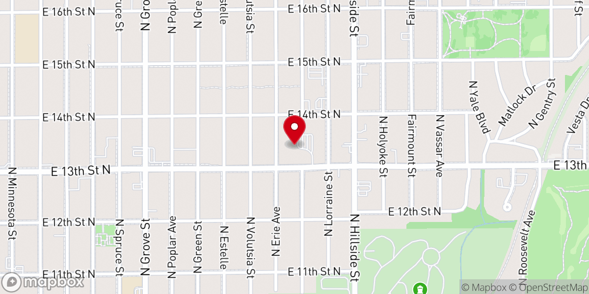 Map showing location of Holy Savior Catholic Church