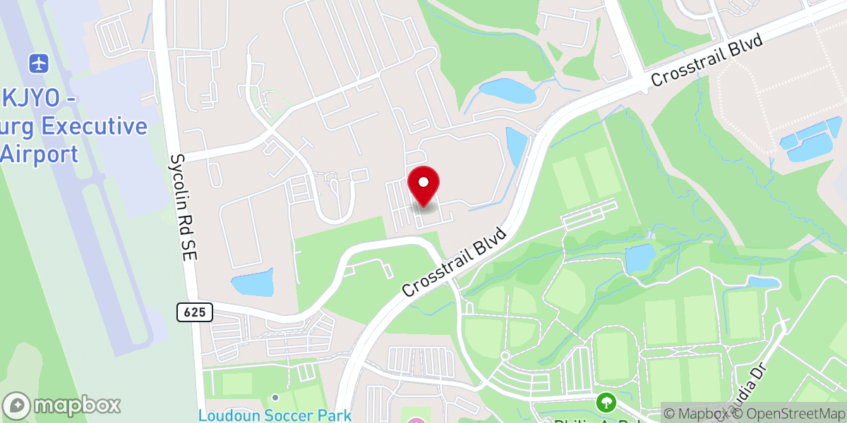 Map showing location of Loudoun Christian Justice Mission