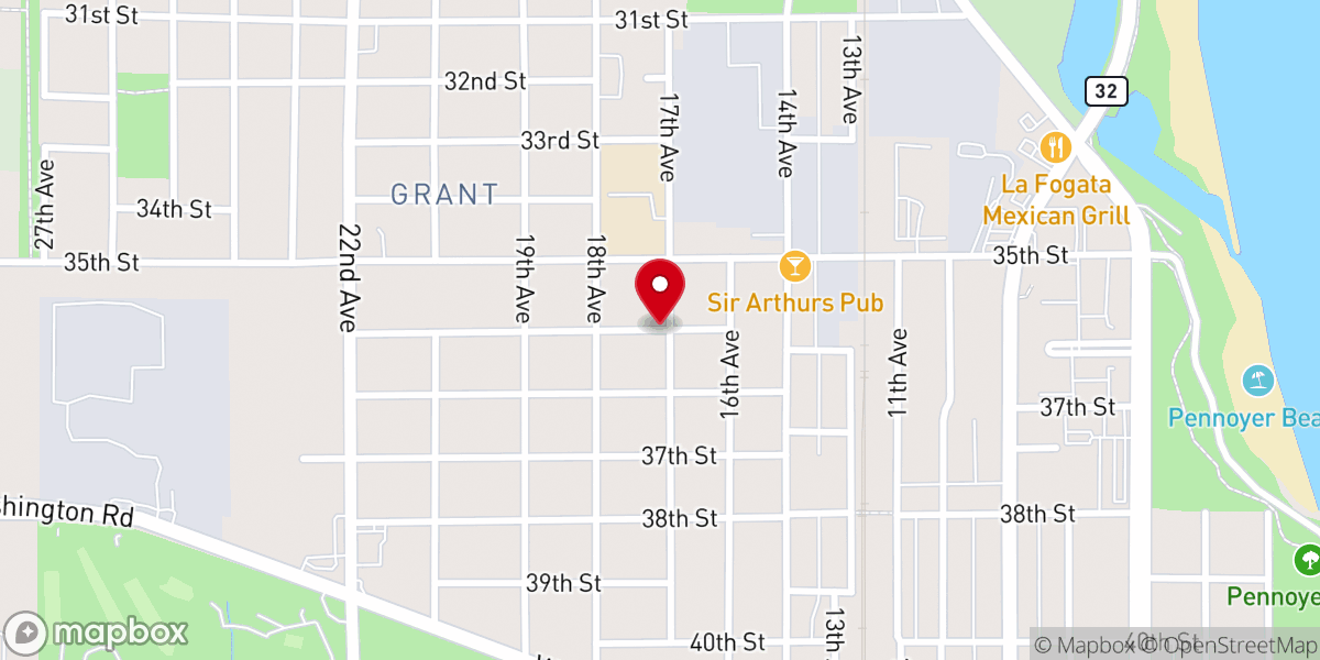 Map showing location of Agape Love Christian Ministries