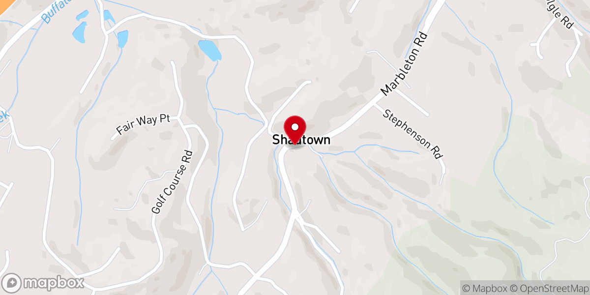 Map showing location of Carroll Chapel