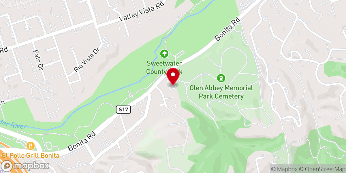 Map showing location of Restored Church South Bay