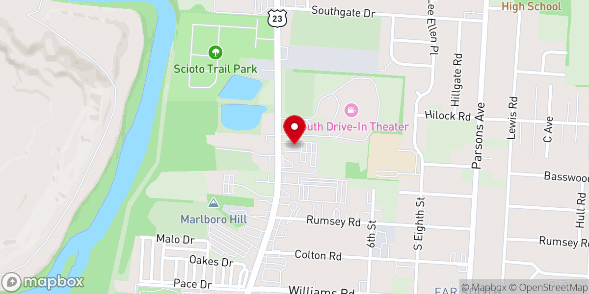 Map showing location of Judah Tabernacle
