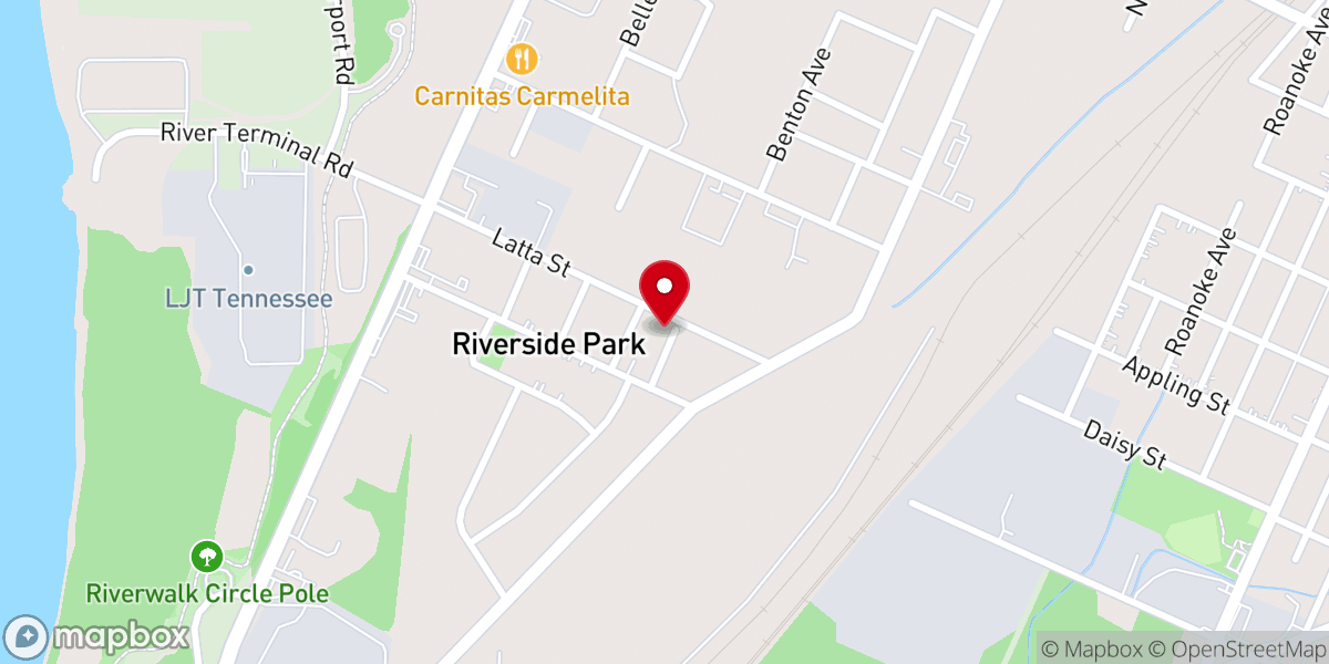 Map showing location of Born Again Church of the New Birth Inc