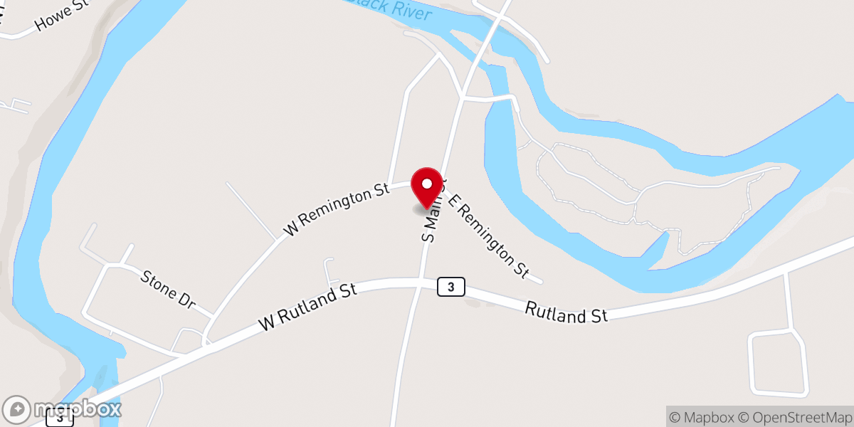 Map showing location of Black River United Methodist