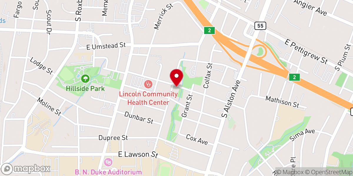 Map showing location of First Chronicles Community Church