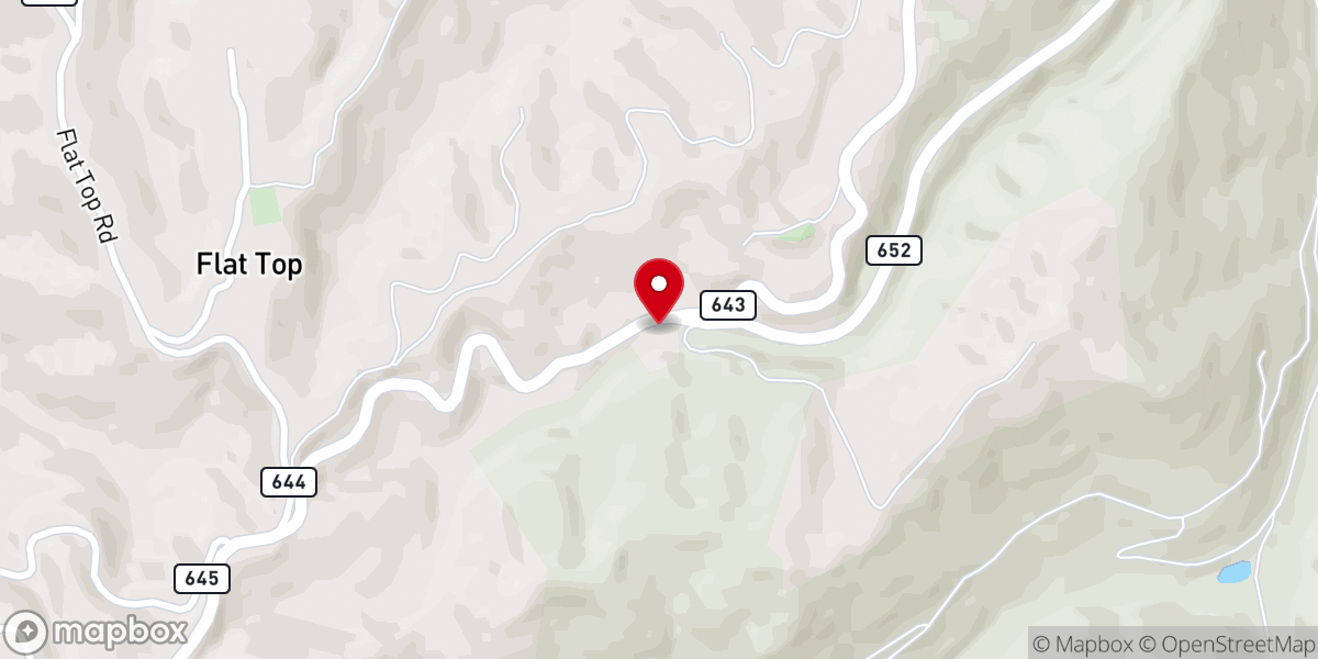 Map showing location of Smith ridge independent missionary Baptist church
