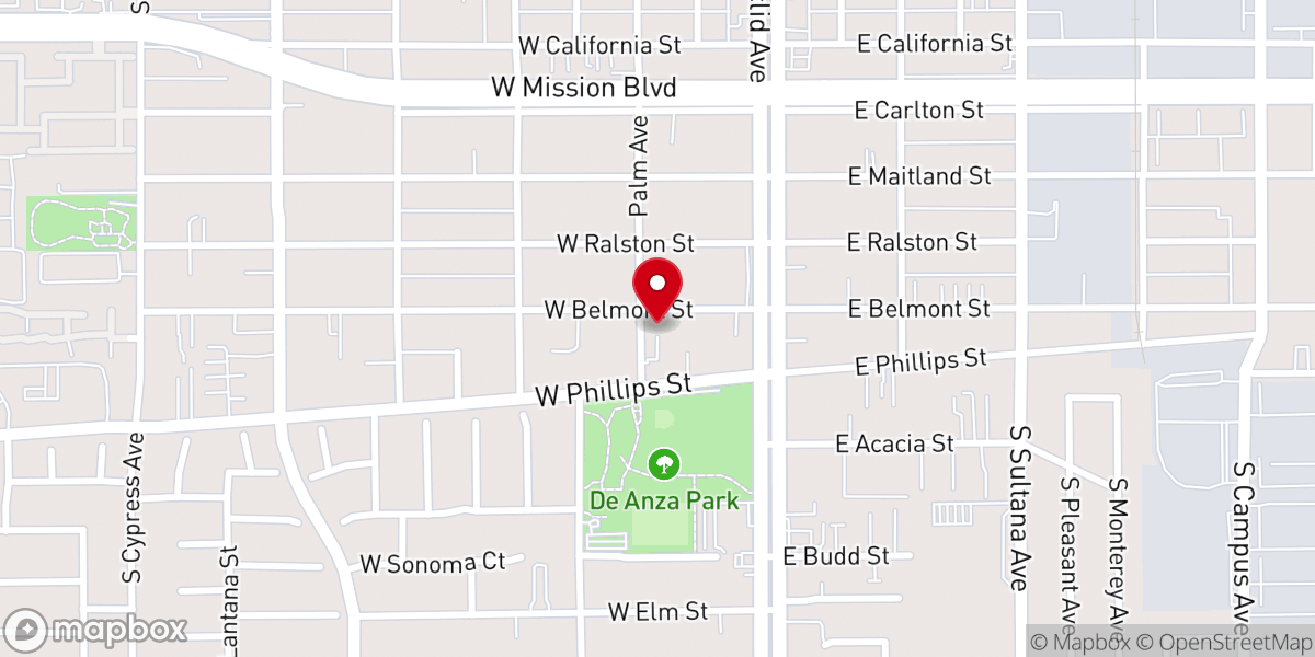 Map showing location of FTF Church