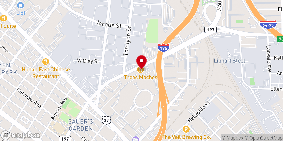Map showing location of CHRIST EMBASSY, RICHMOND VA.