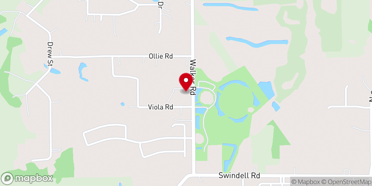 Map showing location of Iglesia Bautista Maranatha